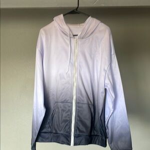 Stylish Gradient Zip-Up Hoodie